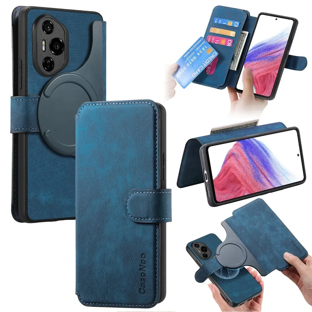 

Pop Honor400 Pro Honor 200 Lite 5G Luxury Case 2In1 Detachable Leather Card Funda For Honor 400 Pro Case Honor400 300 Ultra 90 S