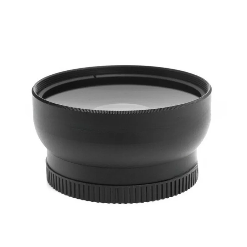 SLR camera wide angle additional lens head with macro lens