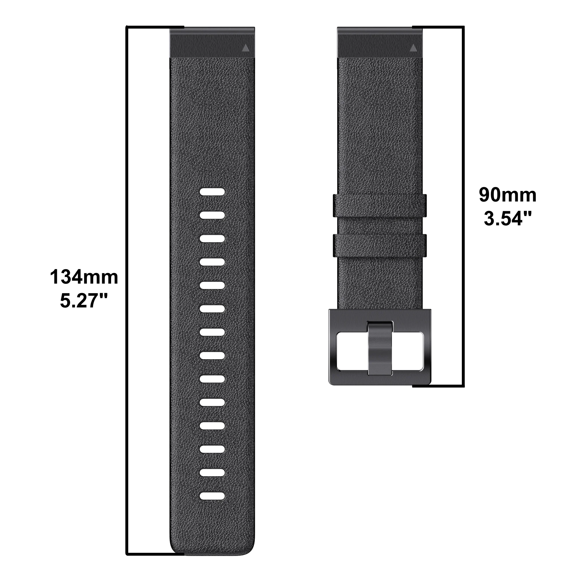 22mm 26mm Leather Strap For Garmin Fenix 7X Pro/6X Pro/6X/5X Plus Watch Band Quick Release Easy Fit Watchband For Garmin Fenix 8