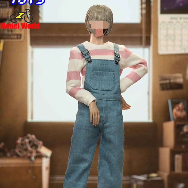 SUPERTOYS ST21121YS 1/6 scale female clothes Casual style overalls overalls fit 12'' action figure body model