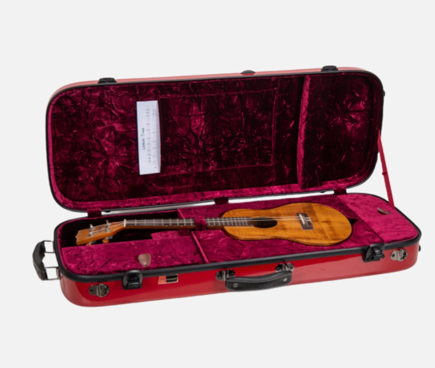 

Небольшой футляр для гавайской гитары с поддержкой из стекловолокна/углерода с водной печатью