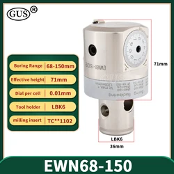 CBH EWN Fine Boring Head EWN20 EWN25 EWN32 EWN41 EWN53 EWN68 Adjustable Boring Tool Holder Lathe Milling Bore CKB1 2 3 4 5 6 LBK