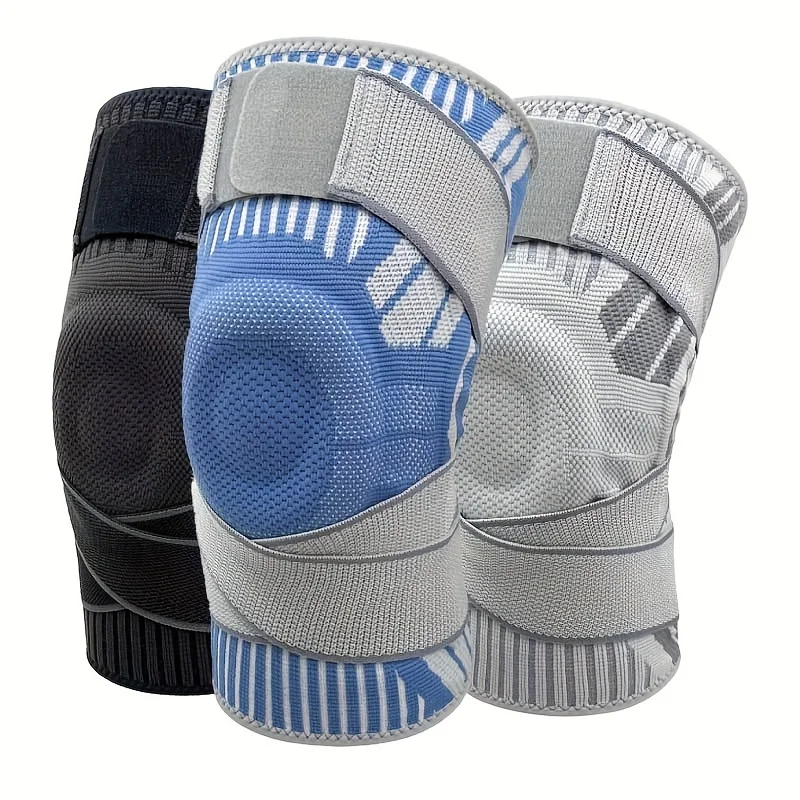 

1pc Knee Brace with Strap Knee Compression Sleeve for Men Women Support for Daily Running Cycling Patella Knee Protection