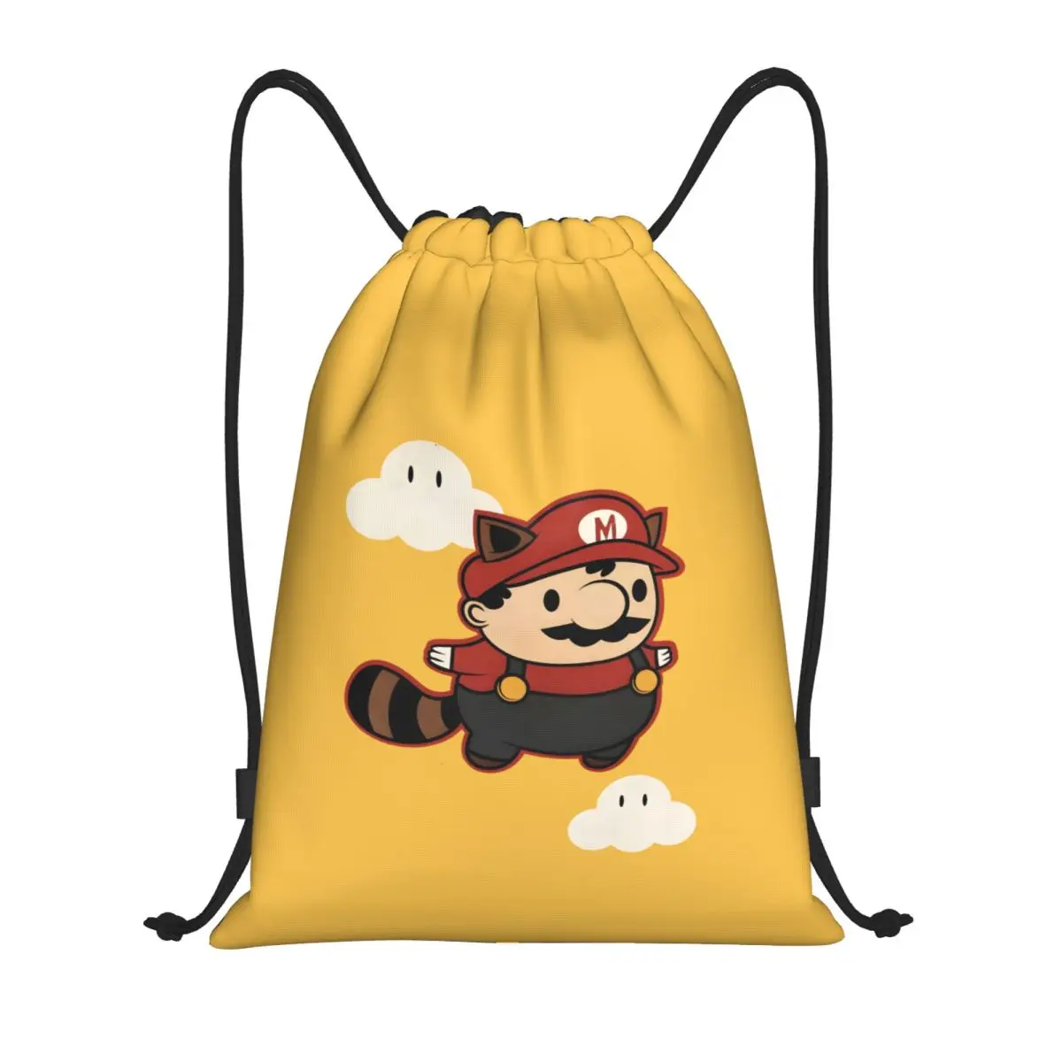 

Custom M-Marioed Drawstring Backpack Bags Women Men Lightweight Game Gym Sports Sackpack Sacks for Shopping