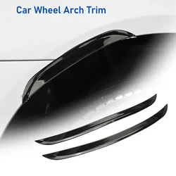 Universal Rubber Fender Flares Car Lip Wheel Eyebrow Wheel Arch Covers Extensions Protector Scratch Proof Rubber Mudguard Car