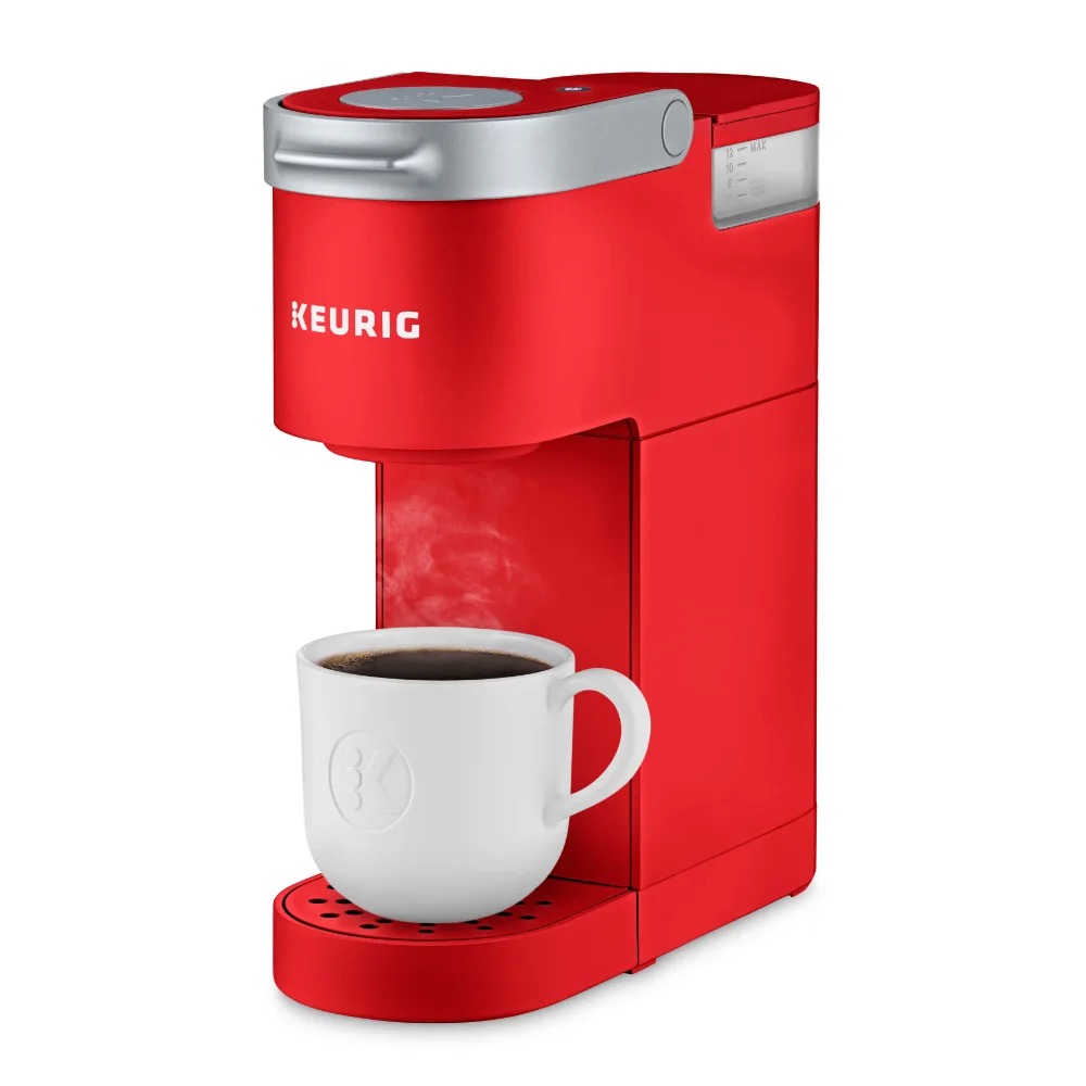 

2023 New Keurig K-Mini Single Serve K-Cup Pod Coffee Maker, Poppy Red