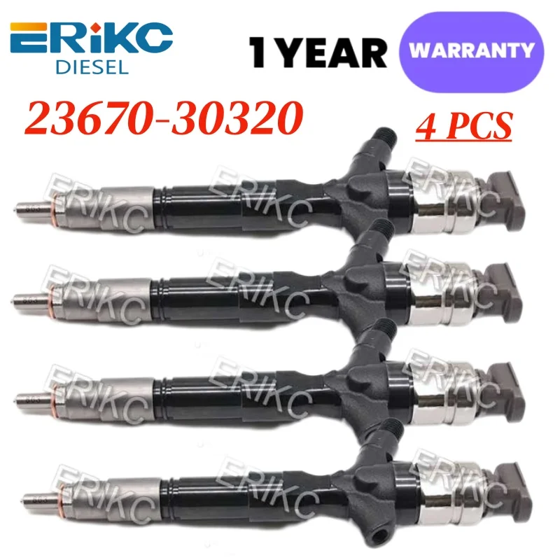 

23670-30080 2367030080 Набор распылителей дизельных форсунок 23670 30080 Форсунка впрыска топлива в сборе для Toyota Landcruiser 1KD-FTV