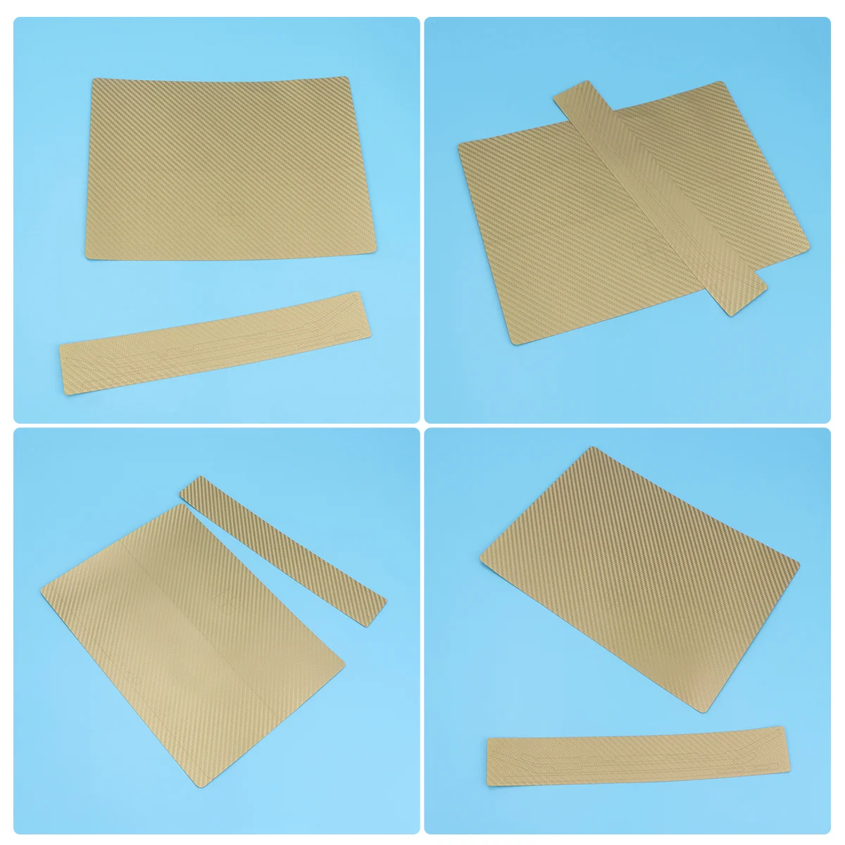 

Наклейка из углеродного волокна, золотой HD принт, водонепроницаемая, устойчивая к царапинам, без пузырьков, вентиляционное отверстие, дизайн для ноутбука, декора для ноутбука Pro6