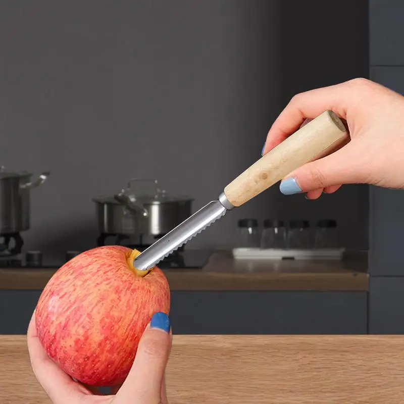 

1pcs Stainless Steel AppleCorer Red Dates Pear Seed Remover Multi-function Fruit Seed Core Remover Slicer Knife Kitchen Gadgets