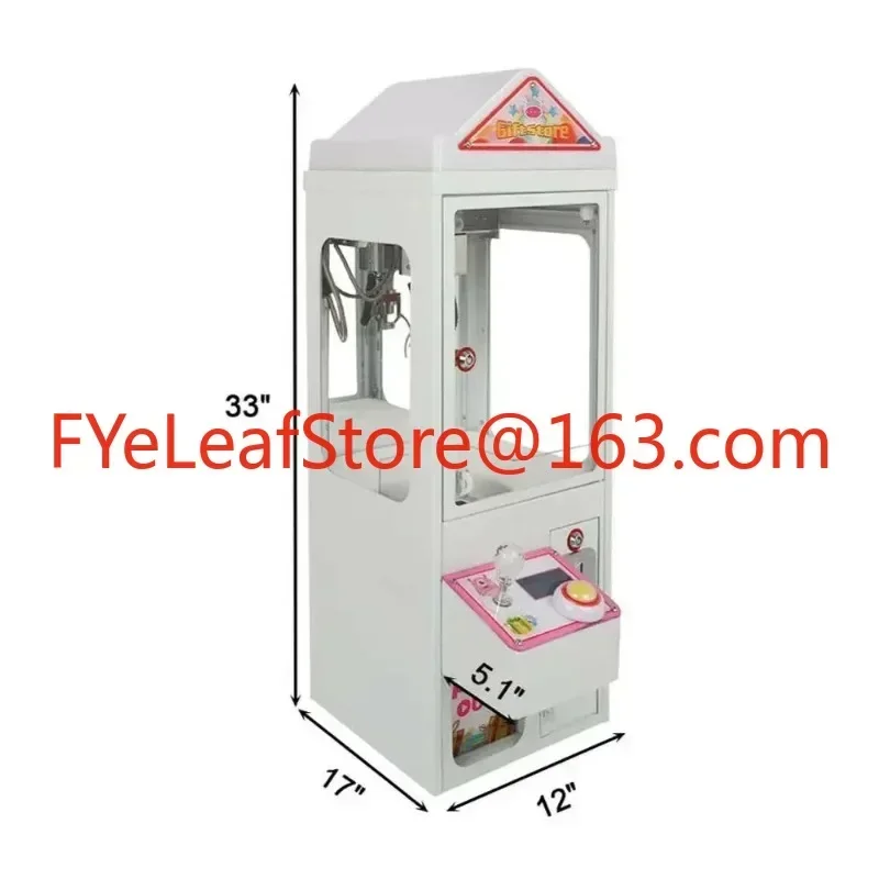 

110V/220V Mini Claw Crane Machine Carnival Claw Game Machine Mini Arcade Grabber Crane with coin operated KTV, Cinema, Carnival