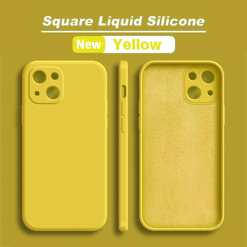 Luxuriöse, stoßfeste Hülle aus flüssigem Silikon für iPhone 17, 11, 12, 13, 14, 15 Pro Max, 7, 8, 15 Plus X XS XR Max, Mini-Rückseite, weiche Abdeckung – Detail 6