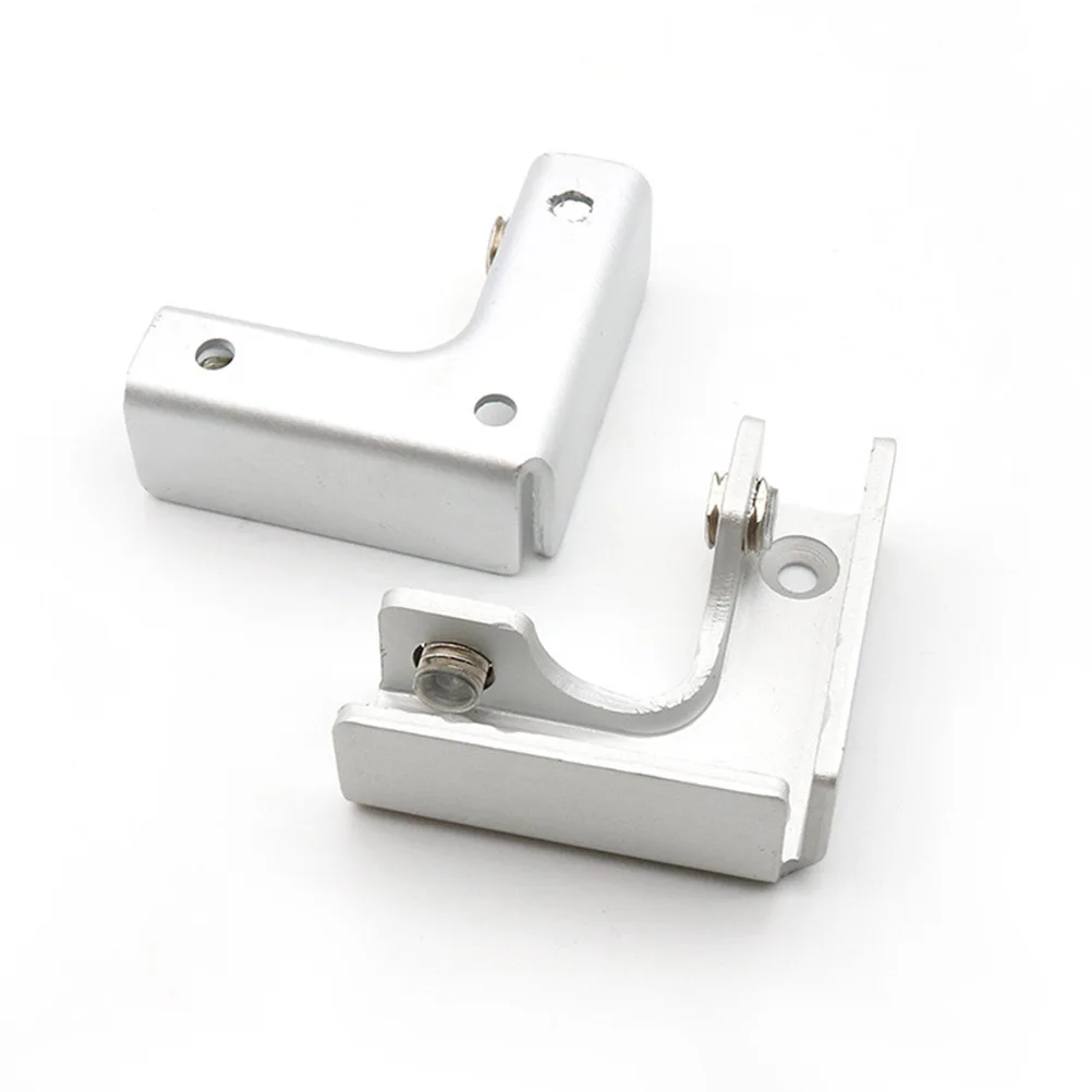 

T-type Glass Fixation Clamp Aluminium Alloy Glass Clamp for 6-10mm Glass Home Store Office Fish Tank Container Display Shelf