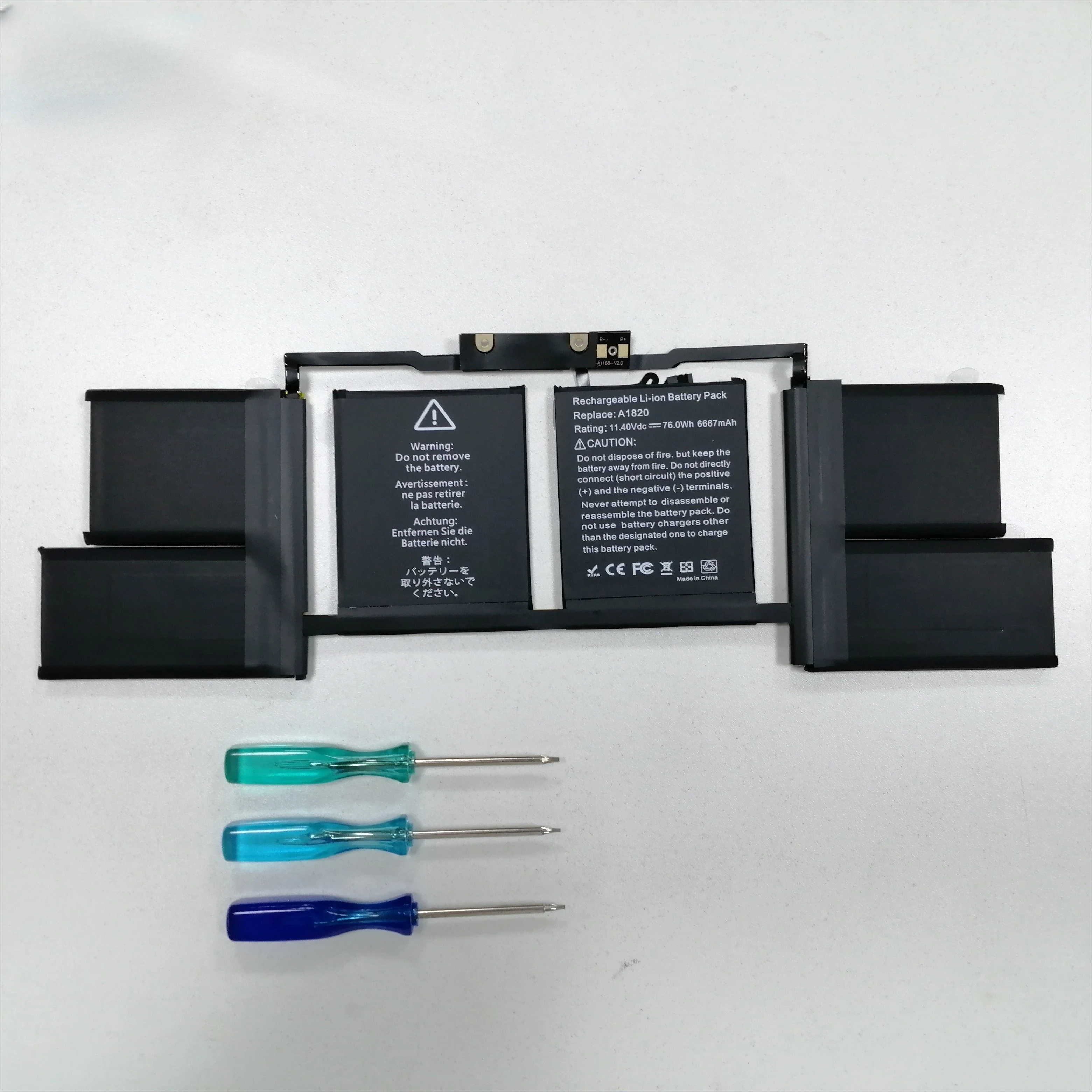 A1707 Laptop Battery A1820 Replacement for MacBook Pro 15 inch model A1707 Late 2016 Mid 2017 Touch Bar EMC 3162 3072 Series