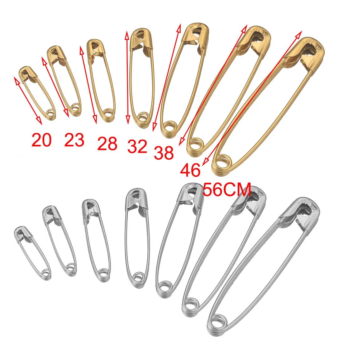 20-50 stücke Edelstahl Sicherheits nadeln DIY Näh werkzeuge Zubehör Metall nadeln große Sicherheits nadel kleine Brosche Bekleidung Zubehör