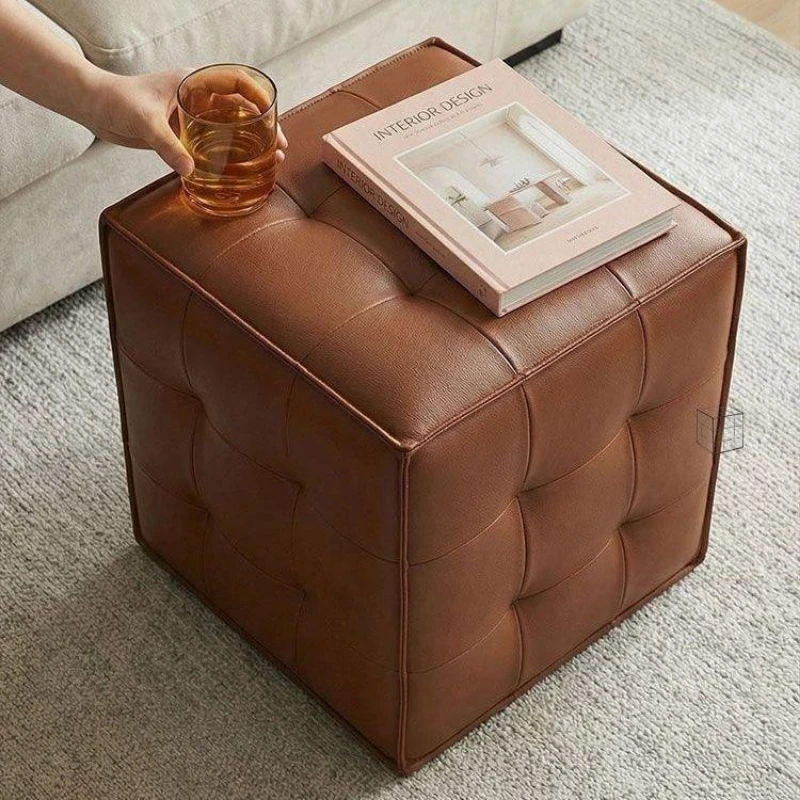 Modern bedroom makeup stool household dressing stool living room entrance home shoe change light luxury high sense creative