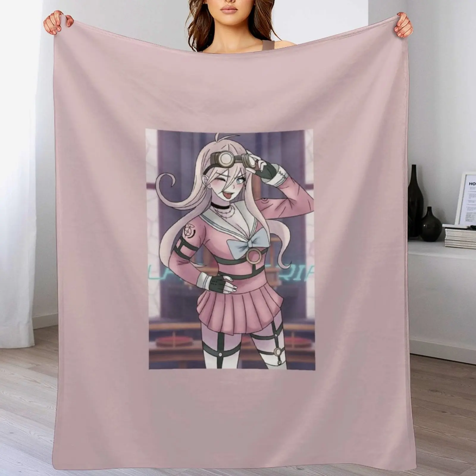 Miu Iruma Throw Blanket Weighted Winter beds Blankets