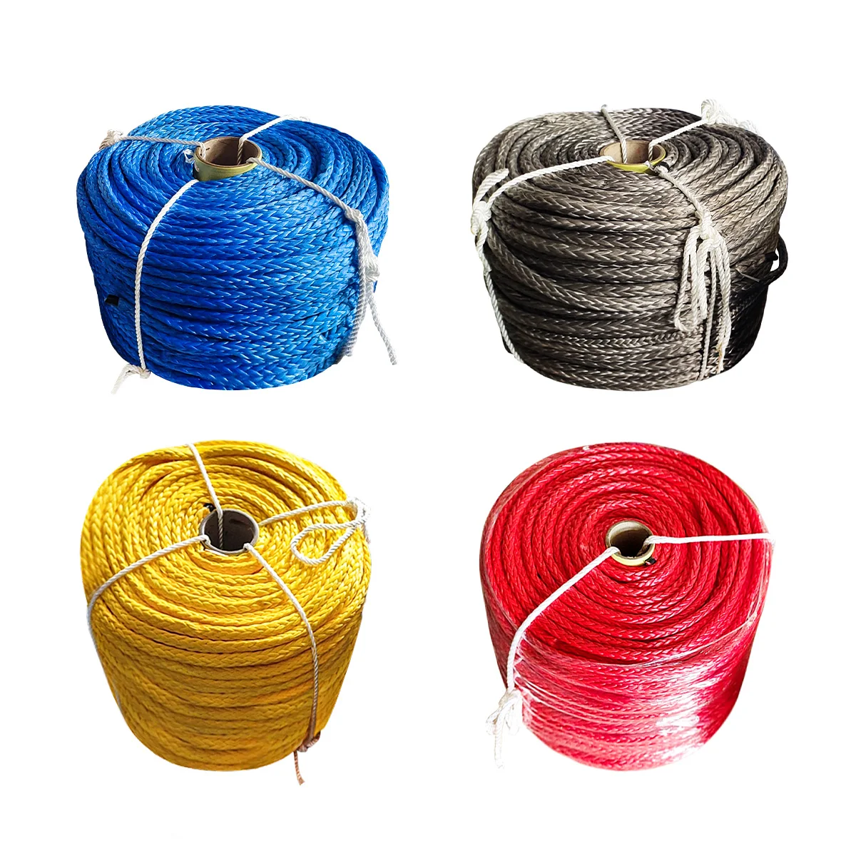 Marine Factory Supplier Uhmwpe 10mm 12 strand Braided Rope for mooring boat rope