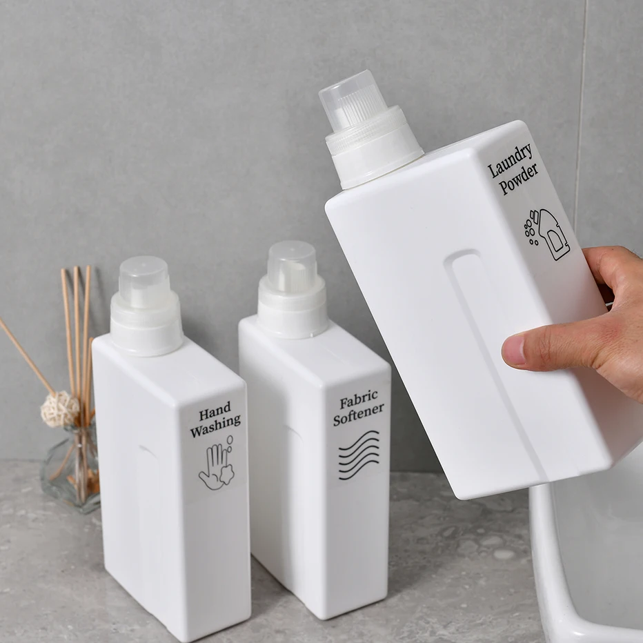 Laundry Detergent Dispenser Label Soap Bottle Label Laundry Room Stickers  Laundry Powder Fabric Softener Waterproof Sticker