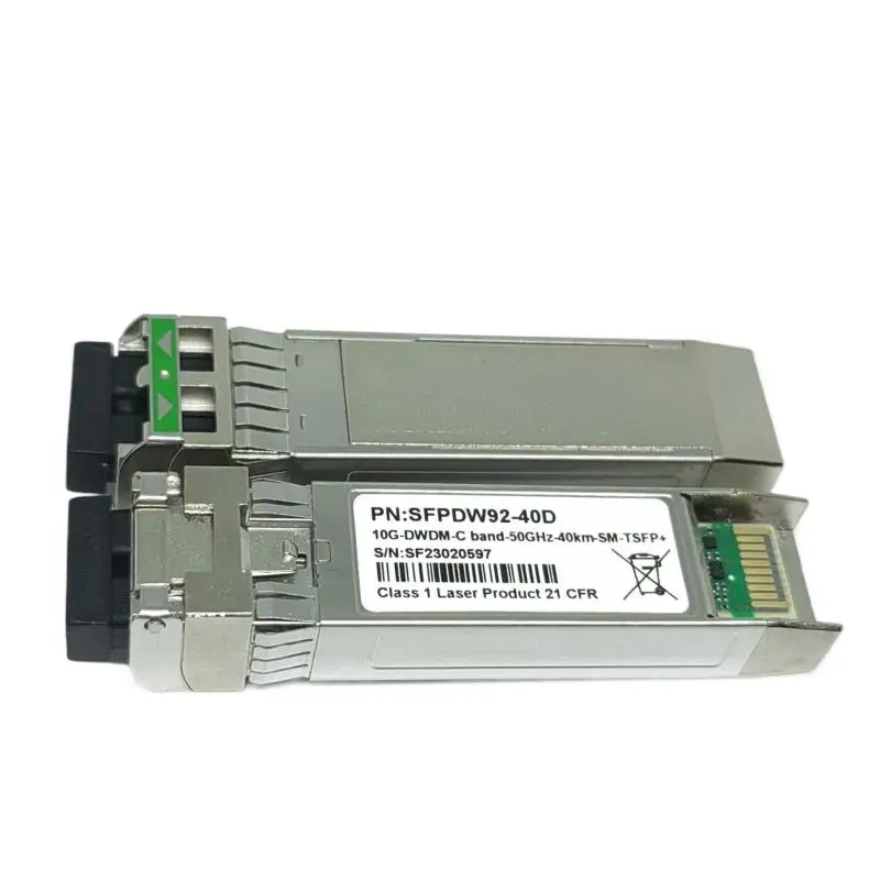 10G SFP+ C-band 50GHz Tunable 40km CDR Transceiver Module With CISCO 1528.77-1563.86nm C17-C61