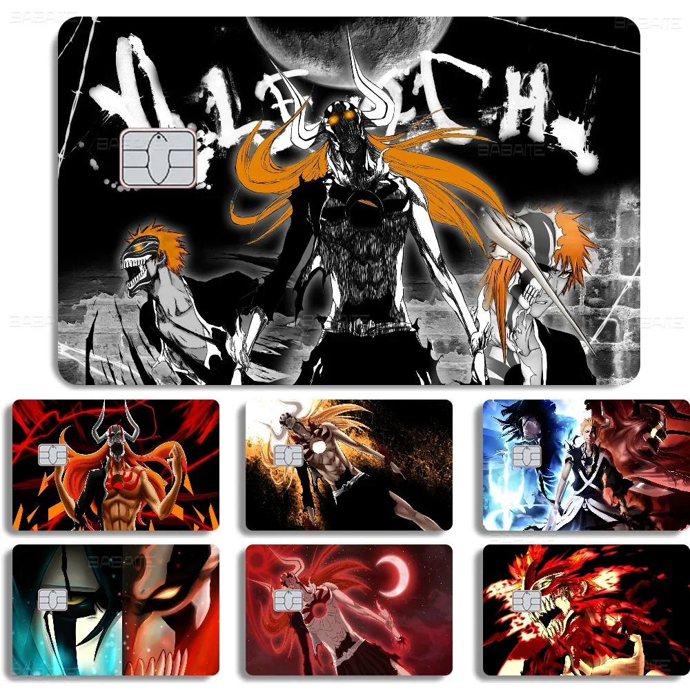 Anime Bleach Ichigo Game Anime Sticker Film Skin Cover Case For Small Large No Chip Debit Credit Card Front Side