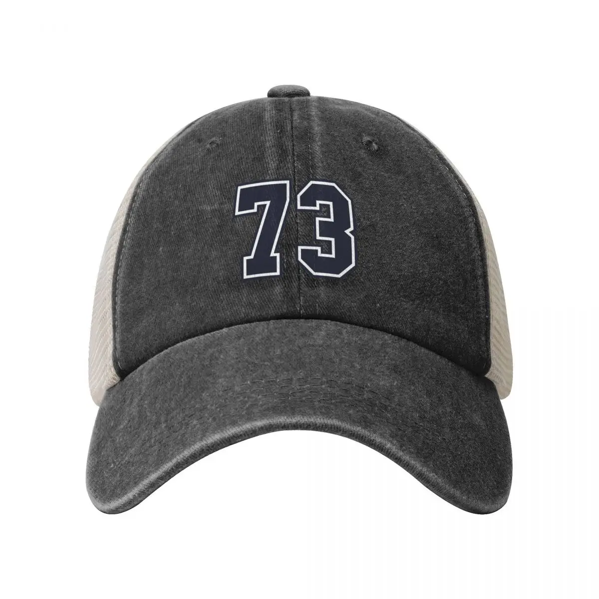 73 Sports Number Seventy-Three Baseball Cap Luxury Hat Bobble Hat Mens Women's