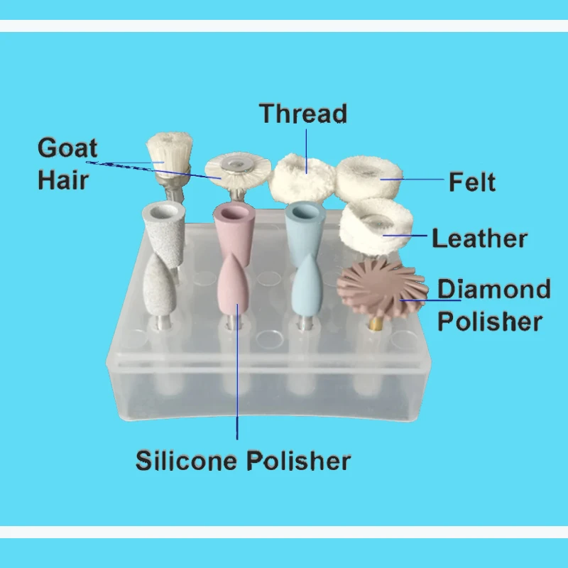 

JNSUR Набор для полировки стоматолога, композитная смола, резиновая двухслойная полировальная щетка, набор для низкоскоростного наконечника, стоматологический инструмент