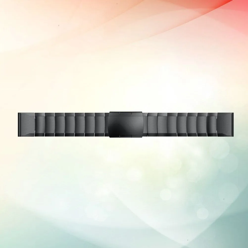 

Ремешок для часов из нержавеющей стали 20 мм, износостойкий, удобный, регулируемый, подходит для большинства размеров запястий, совместим с металлическими браслетами для часов