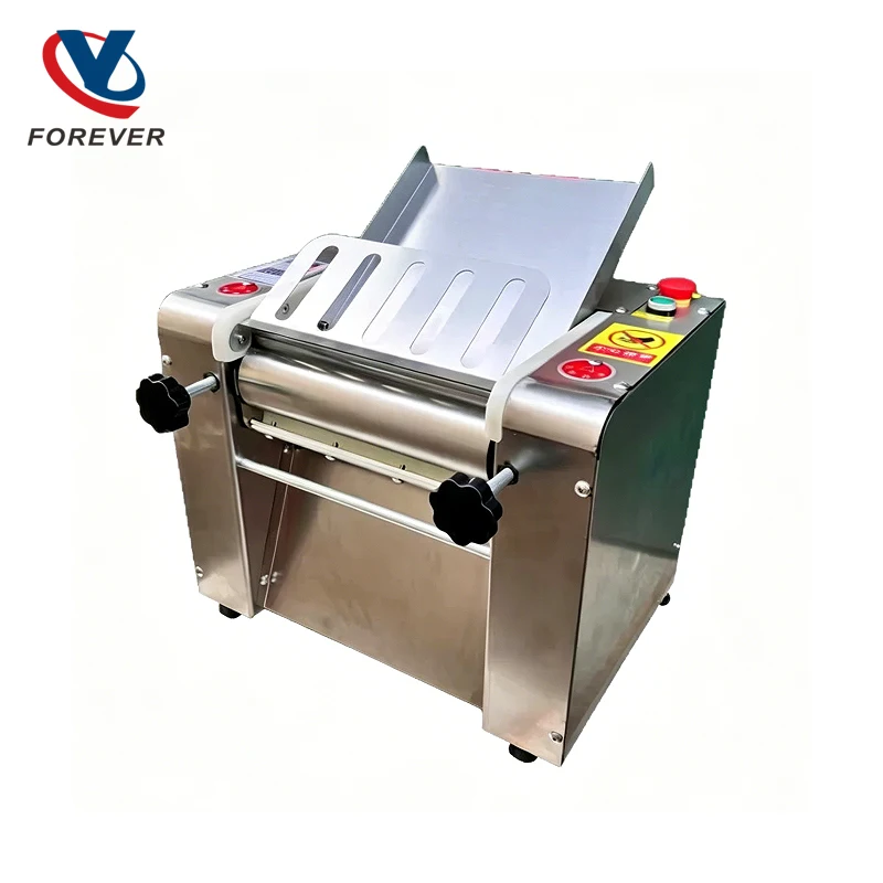 

Electric Noodle Machine Low speed double regulation Without cutter 2200w Stainless steel dough kneading machine