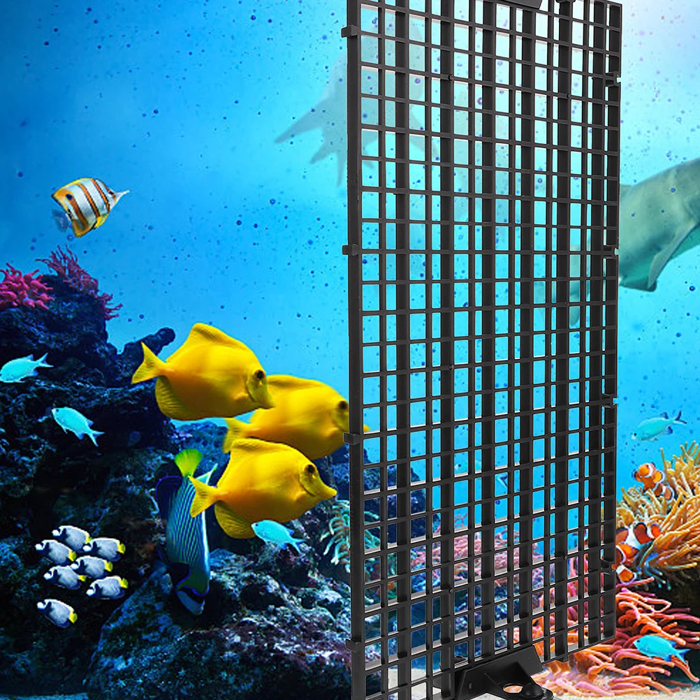 

1Set Aquarium Divider Plastic Grid Fish Tank Isolation Board Hard Smooth Surface for Fish Separation Reproduction Survival Rate