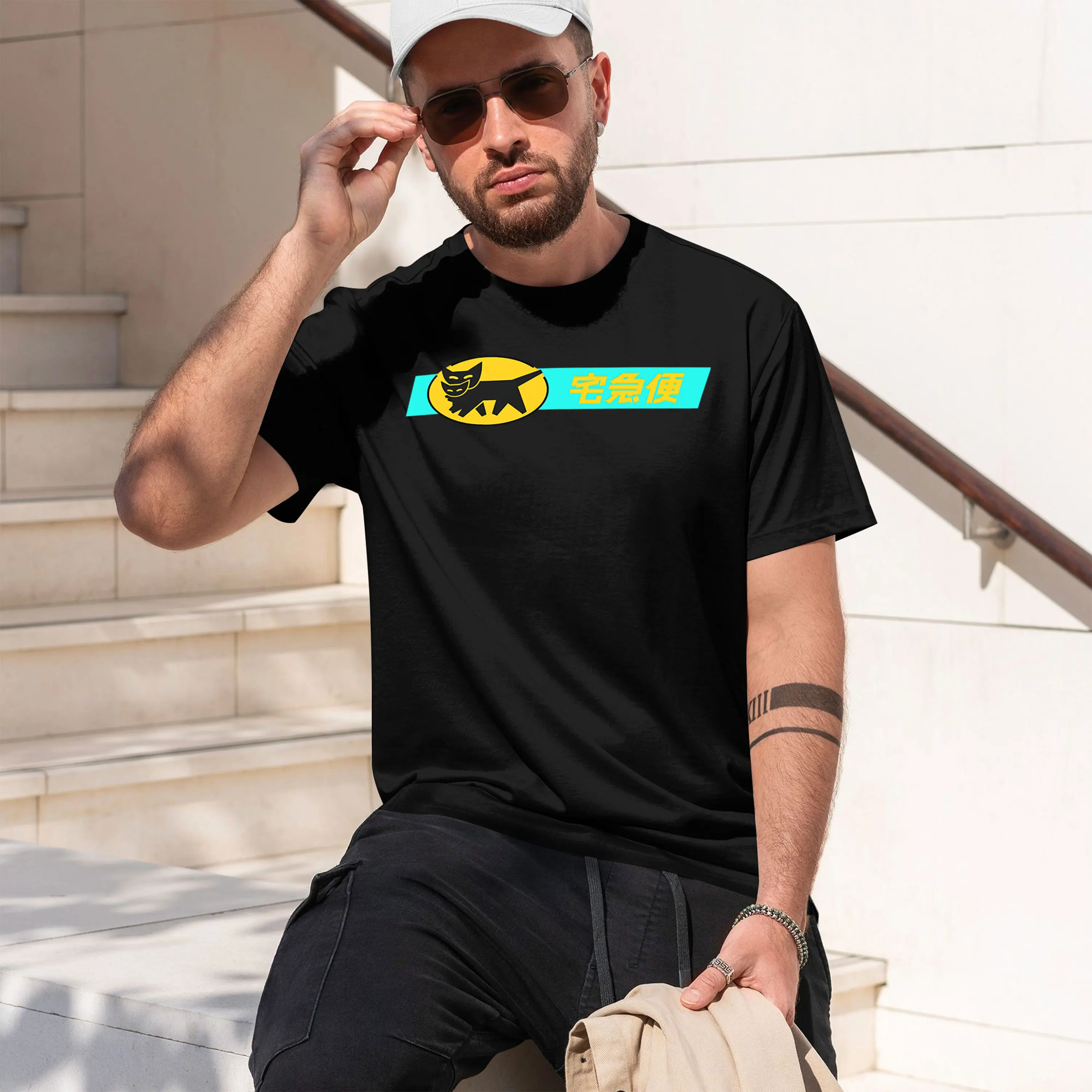 vintage clothes blanks ou s Yamato Transport Old Logo clothing over d harajuku graph 2026 New Model Men’s Short-sleeve crewneck