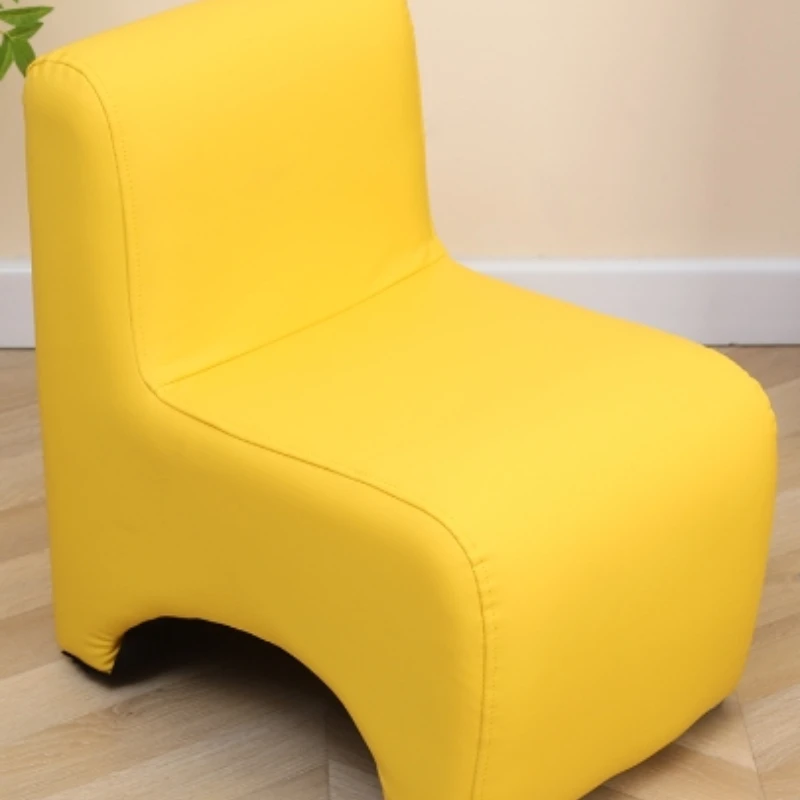 Poltrona per divano per bambini, sedile per asilo nido e sgabello da lettura per cartoni animati con schienale per uso in aula, sala giochi e piccoli spazi