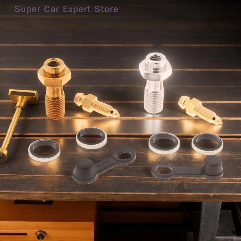 العالمي M10x1.25mm M10x1.0mm البانجو بولت لأنظمة فرامل الدراجات النارية