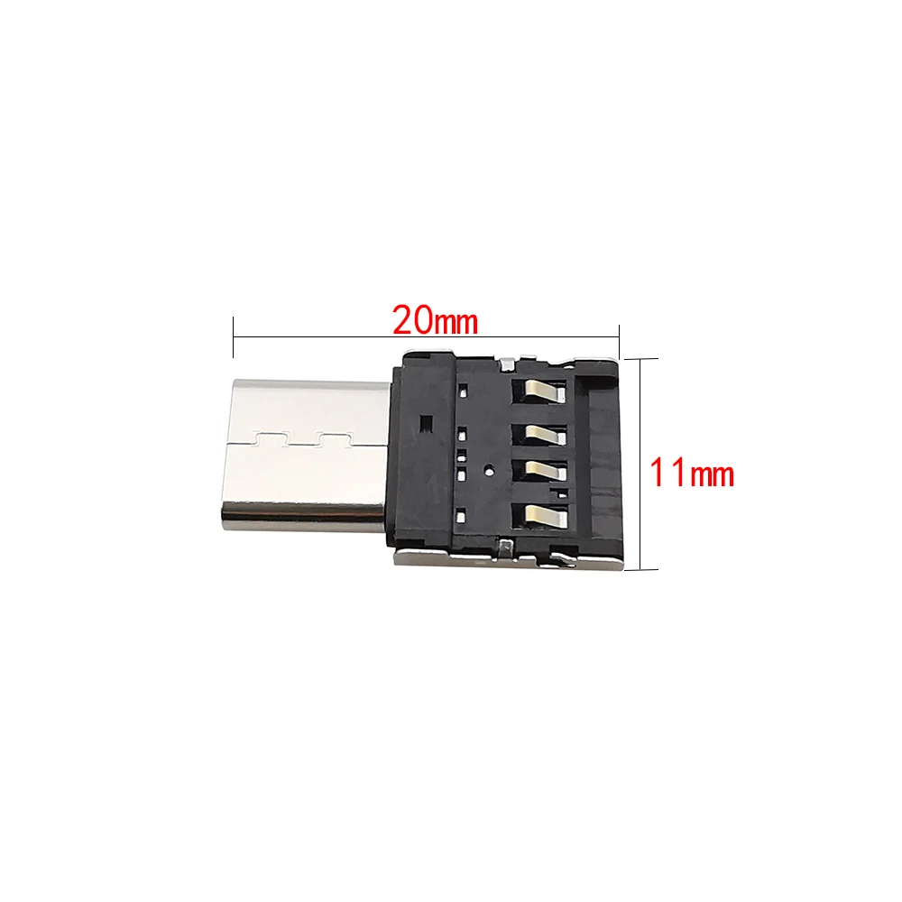 1/5 sztuk OTG Micro rodzaj USB C męski Adapter do USB żeńskie konwertera złącza danych dla telefon z systemem Android myszy Flash Drive Keyboar — zdjęcie 6