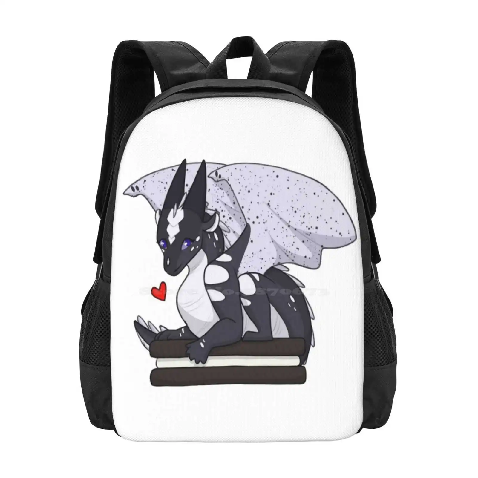 Whiteout And Oreo Hot Sale Schoolbag Backpack Fashion Bags Wings Of Fire Wof Cute Dragons Whiteout Tui Sutherland Cyprus Oreos