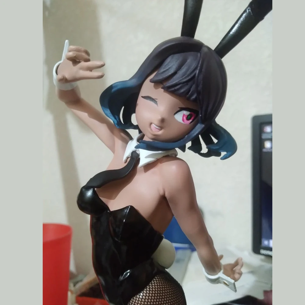 

Универсальная модель кролика для девочек, комплект из смолы, кукла с 3d принтом, 1/24, фигурка из смолы в разобранном виде, комплект статуи, неокрашенная игрушка, набор игрушек Gk