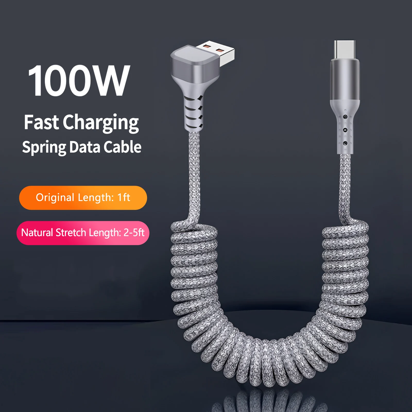 Coiled Usb C Cable …
