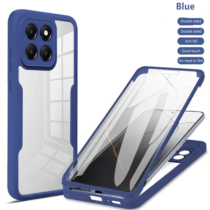 360 Full Body Phone Case For OPPO A72 A2 A5 A9 A15 A32 A33 A35 A36 A52 A53 A54 A55 Double Sided Silicone Shockproof Cover Fundas