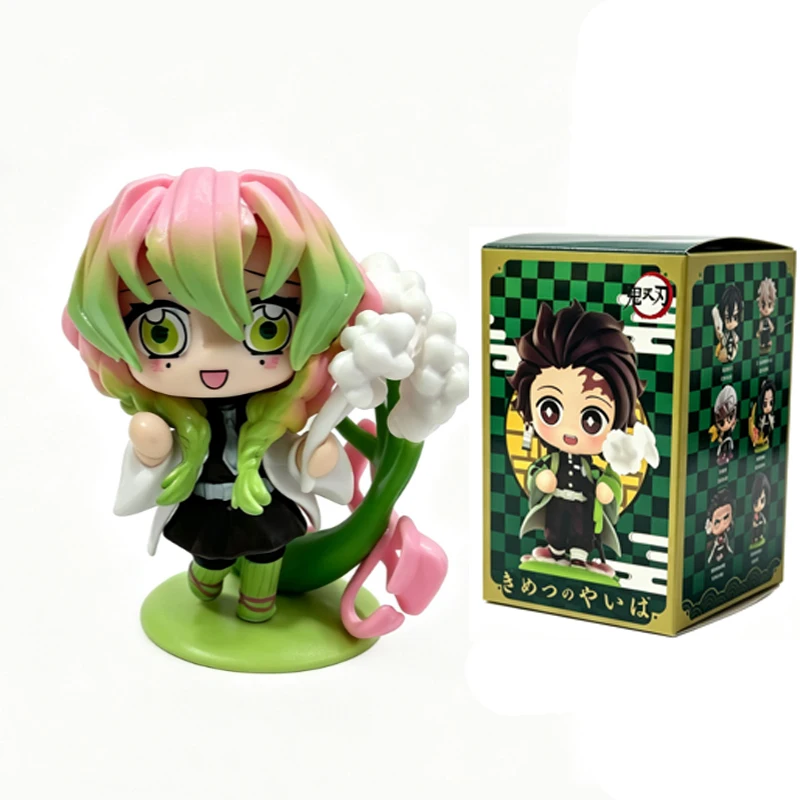 # Dämonentöter Tanjiro Kamado Nezuko Anime-Cartoon-Figur Blindbox kreative personalisierte Statue Modell Ornament Überraschungsgeschenkbox