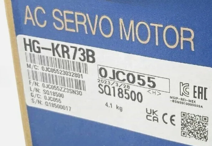 

Совершенно новый оригинальный серводвигатель постоянного тока HG-KR73B Быстрая доставка