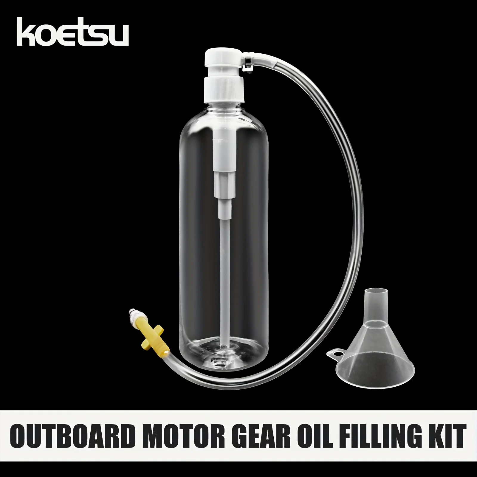 

KOETSU Gear Oil Pump Dispenser Hand Manual Syringe Fluid Extractor for Automotive Marine ATV