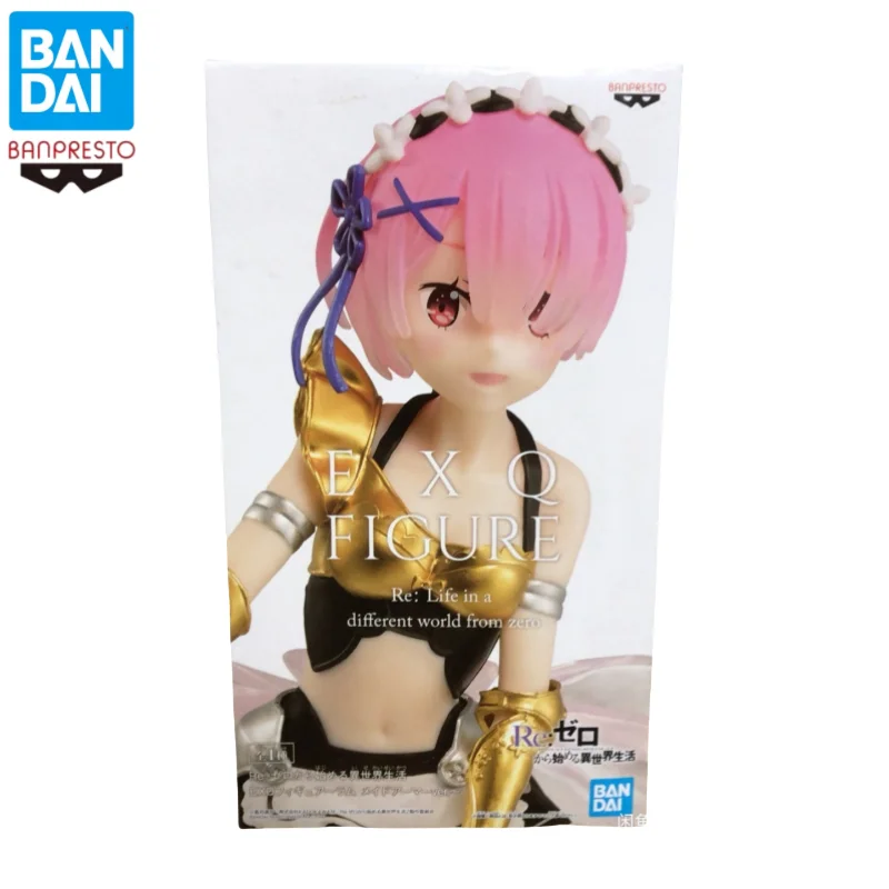 متوفر في المخزون بانداي الأصلي بانبريستو صفر بدء الحياة في عالم آخر ريم رام عمل نموذج لجسم دمية العلامة التجارية الجديدة محاصر المرآب