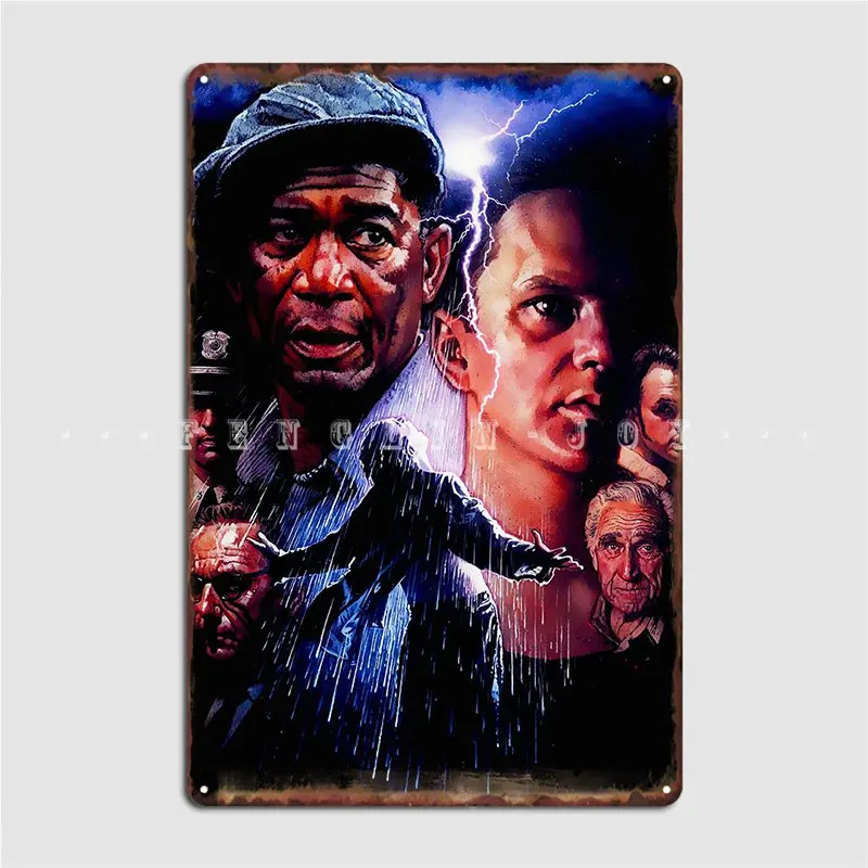 The Shawshank Redemption Metal Sign Club Home Kitchen Design Mural Painting Tin Sign Poster