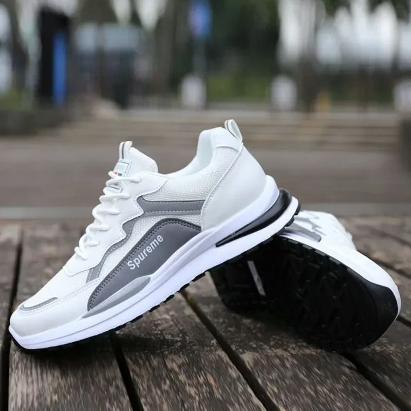 Men's Casual Shoes Men Spring Fashion Breathable Flat Lace-Up Sneakers Men Walking Sneakers Tenis Masculino Zapatillas Hombre