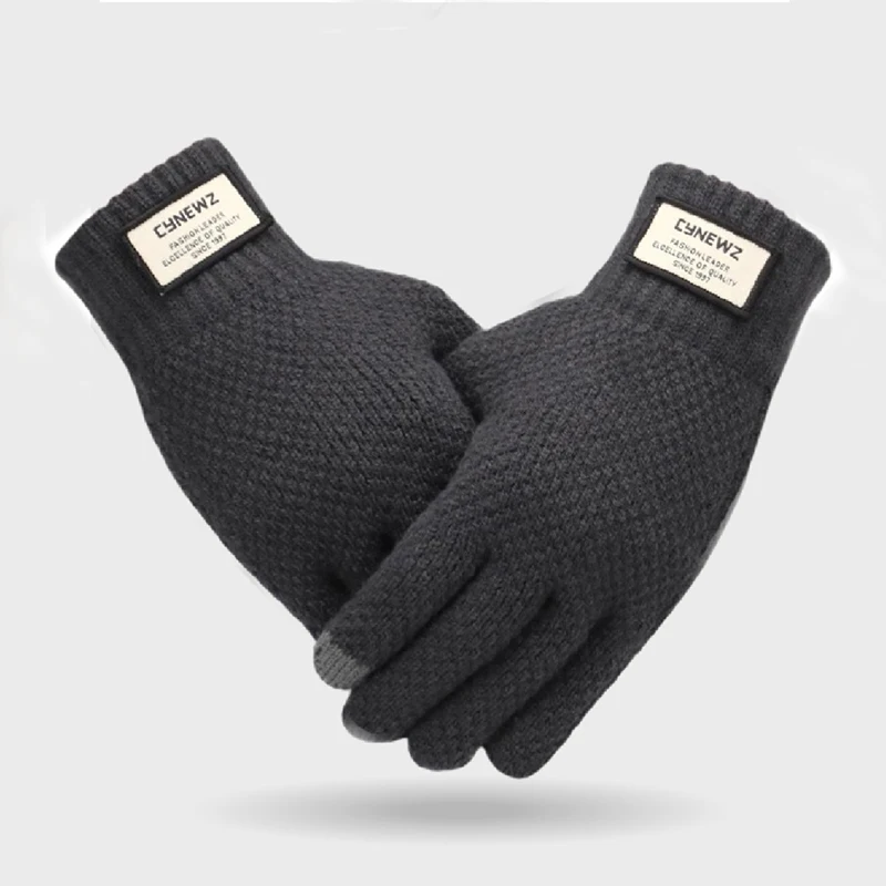 Gants en laine et cachemire pour hommes et femmes, écran tactile, optique, chaud, hiver, automne, haute qualité