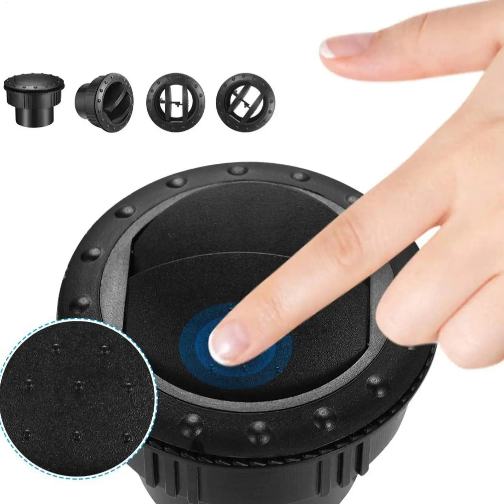 

Вращающийся вентиляционный отверстие | Тип круглой ручки, вентиляционное отверстие для кондиционера, розетка для автомобилей, автофургонов, кемперов, квадроциклов, кондиционеров