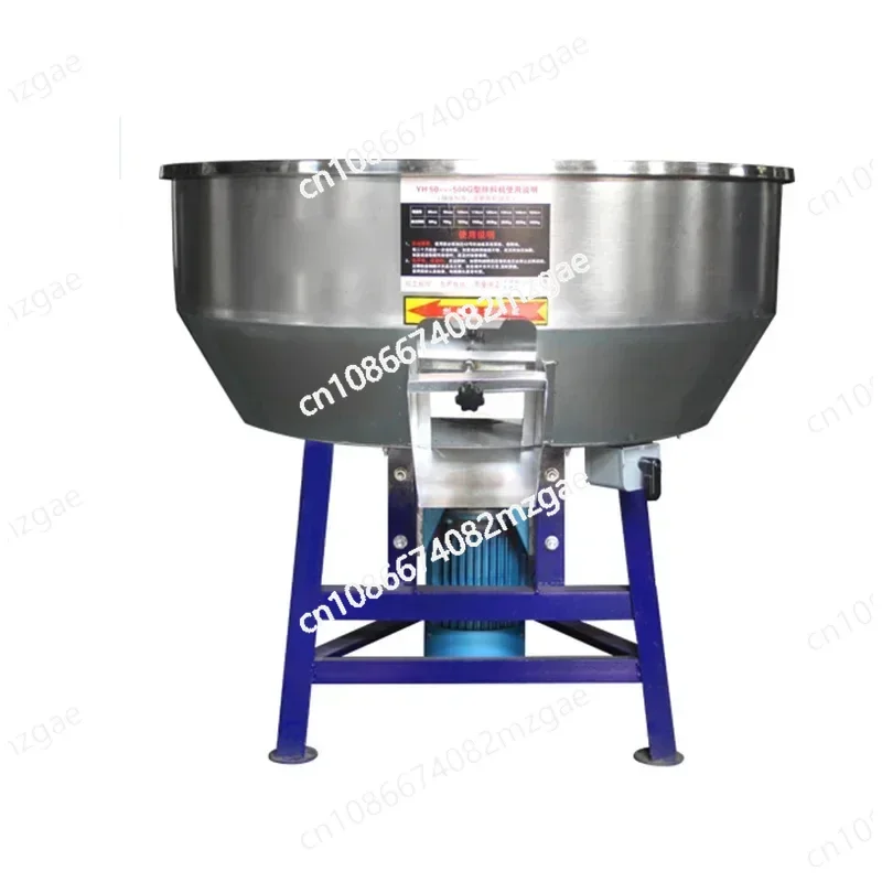 100KG Electric Stainless Steel Grain Mixer Feed Grain Powder Small Food Color Mixing Machine Multi Purpose Quick Mixing
