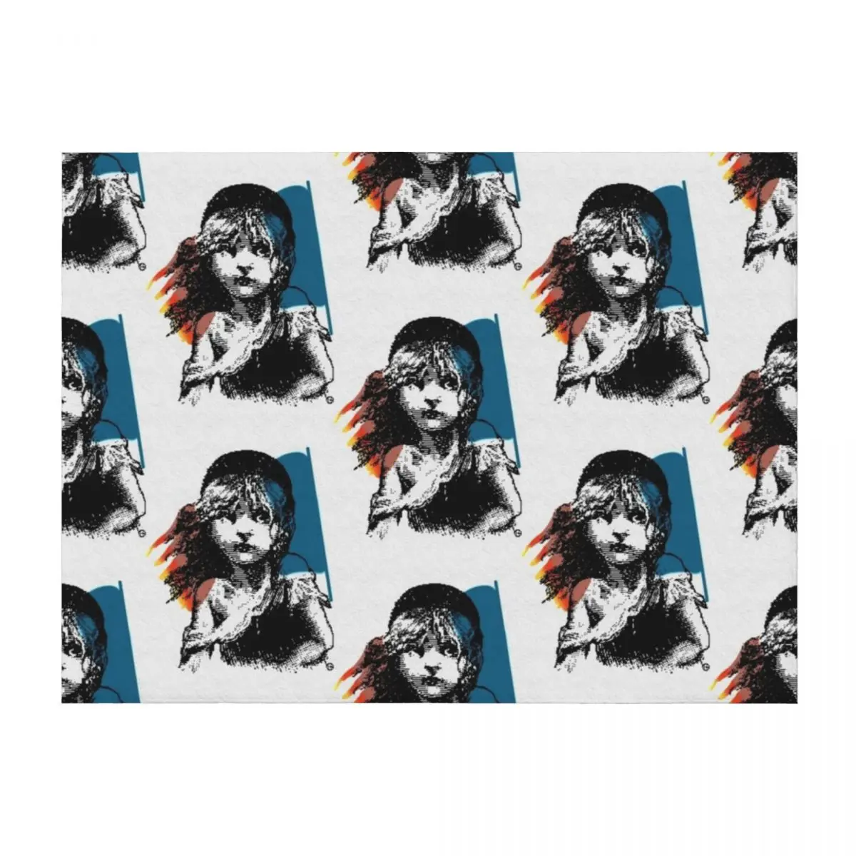 

1986 Les Miserables London Broadway Broadway Throw Blanket Thins Moving Furry Cute Plaid Blankets