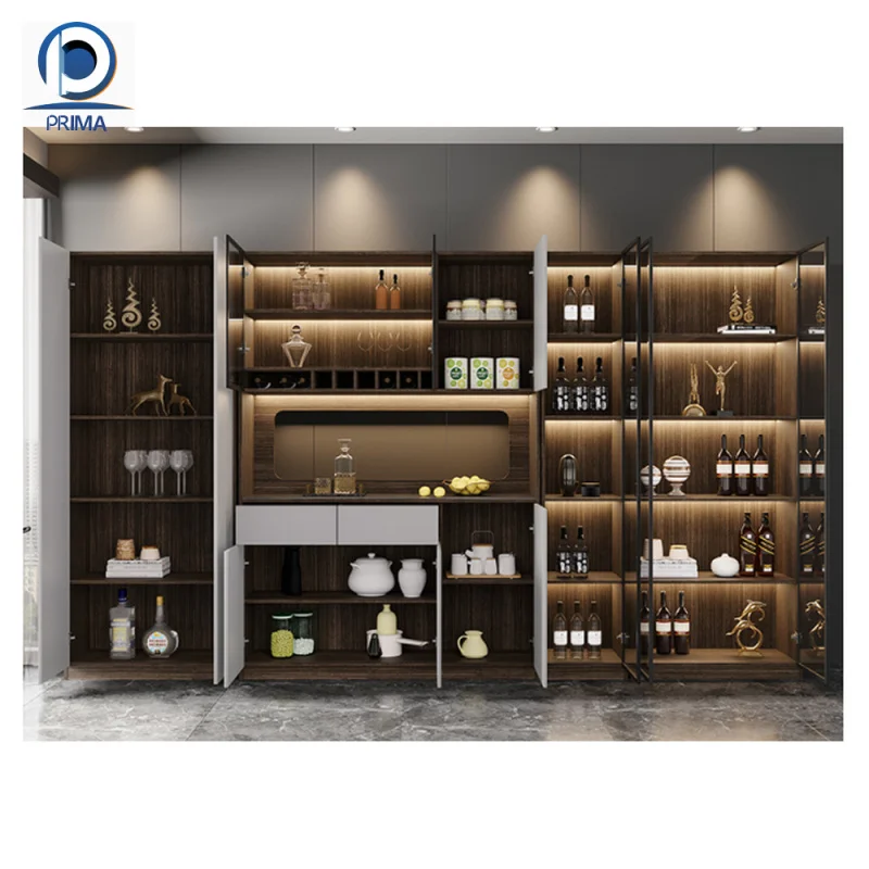 مخصص. الحديثة الفاخرة درجة حرارة ثابتة برودة الفولاذ المقاوم للصدأ النبيذ الأحمر قبو تخزين خزانة العرض