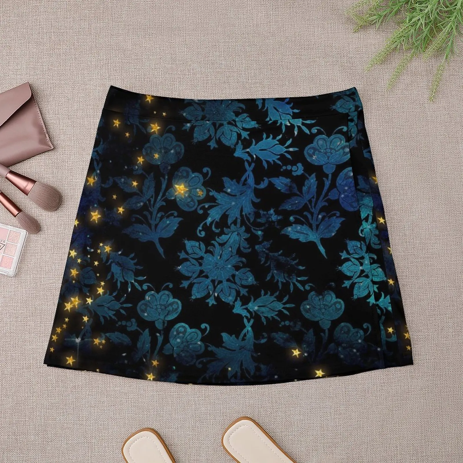 Starlight Galaxy of Flowers Mini Skirt new in dresses japanese kawaii clothes Mini Skirt