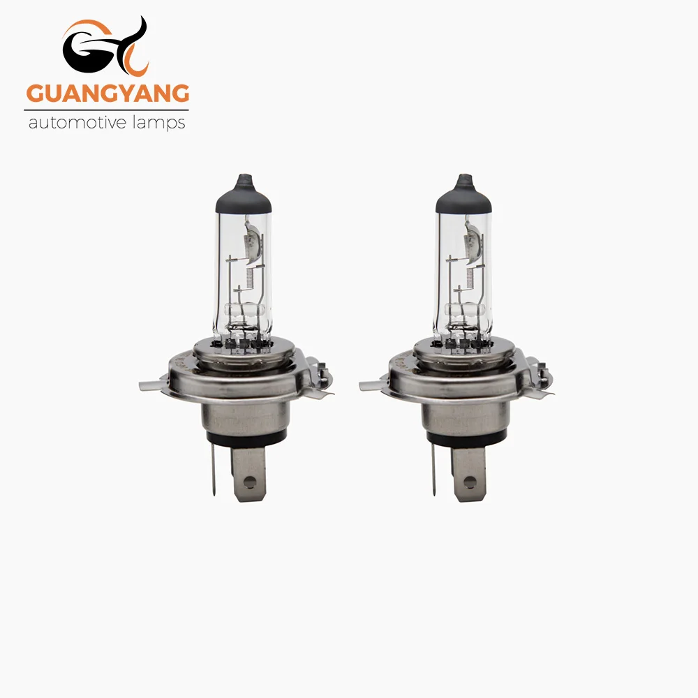 

2 Pcs H4 9003 HB2 12V 60/55W P43t Warm White 3350K High and Low Beam Car Lamps Auto Lights Headlights Halogen Bulbs